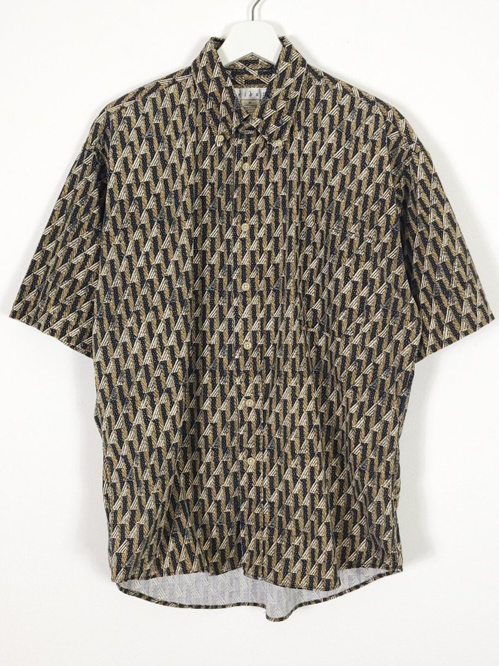 Vintage Retro Button Down Shirt Made in Korea